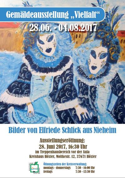 "Vielfalt" - Bilderausstellung von Elfriede Schlick_Kultur Kreis Höxter
