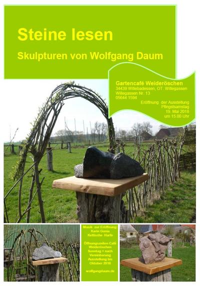 "Steine lesen" - Ausstellung mit Skulpturen von Wolfgang Daum_Kultur Kreis Höxter