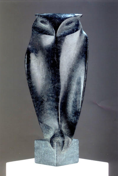 Die Skulptur des "Nieheimer Schuhu. Peter-Hille-Literaturpreis"_&copy; Peter Hille Gesellschaft_Kultur Kreis H&ouml;xter