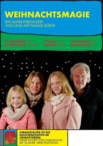 Weihnachtsmagie mit Familie Düker_Kultur Kreis Höxter