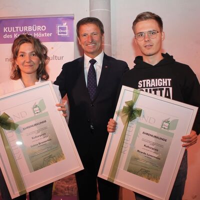 Bild vergr��ern: Selma Brosterhus und Ricardo Levermann, Kulturpreistr�ger*in 2023