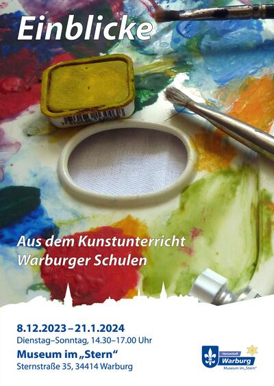 "Einblicke - Aus dem Kunstunterricht Warburger Schulen"_© Stadt Warburg_Kultur Kreis Höxter