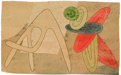 Fritz Kuhr, ohne Titel (Vor der Fl&auml;che), 1926. Repro und Leihgabe: Kuhrarchiv Berlin_&copy; Kuhrarchiv Berlin